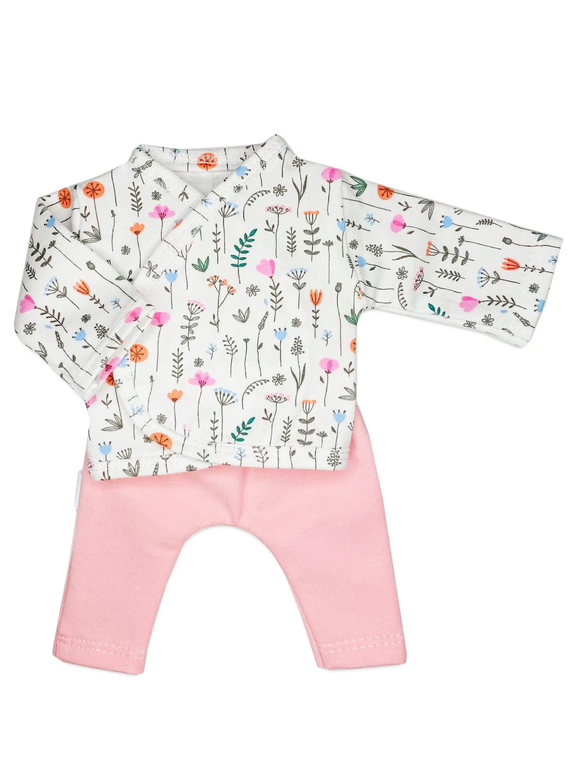 Top & Trouser Set, Wildflowers & Pink