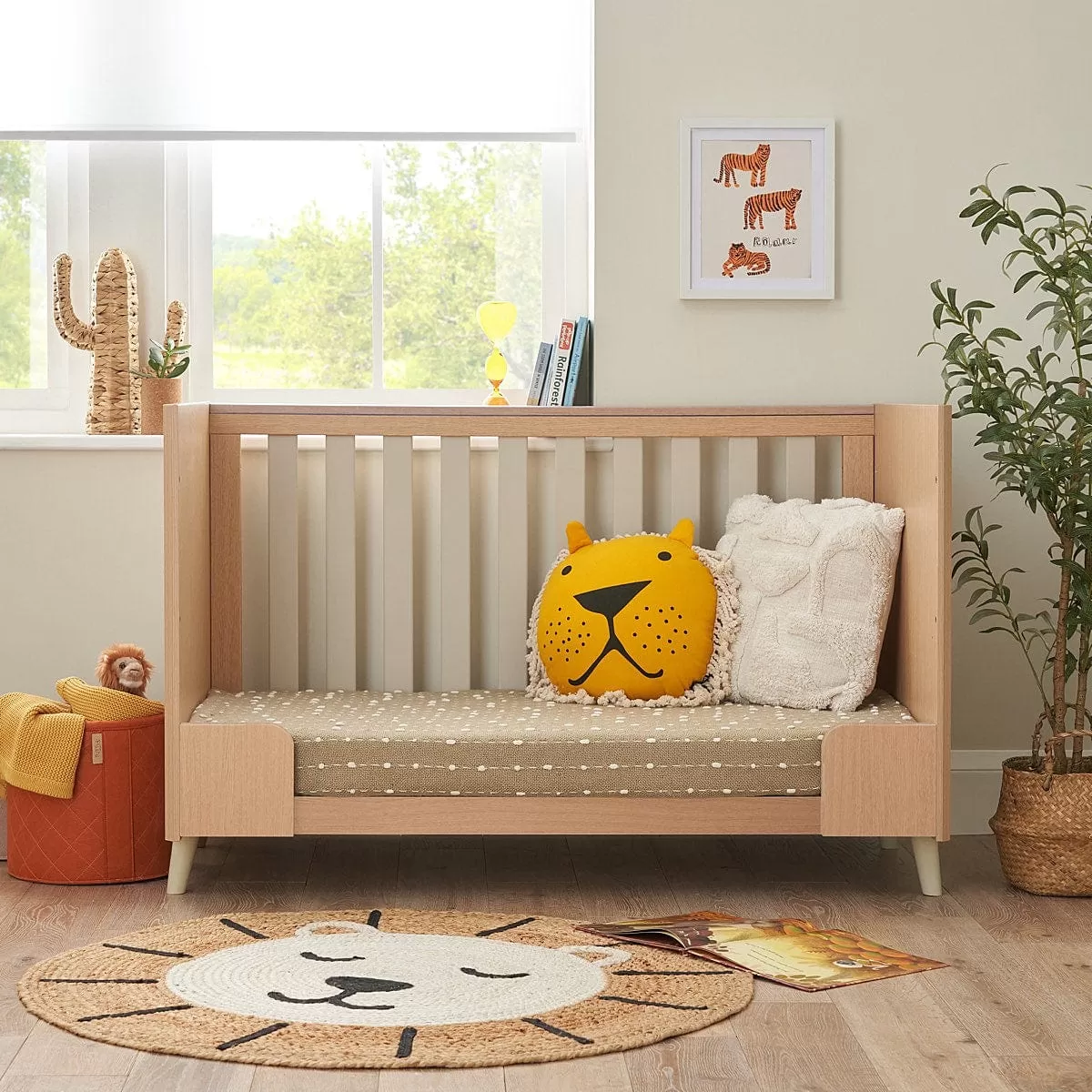 Tutti Bambini Fika Mini 3pc Room Set - Light Oak/White Sand