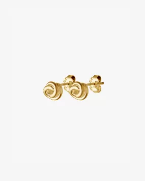 Unity drop studs gold