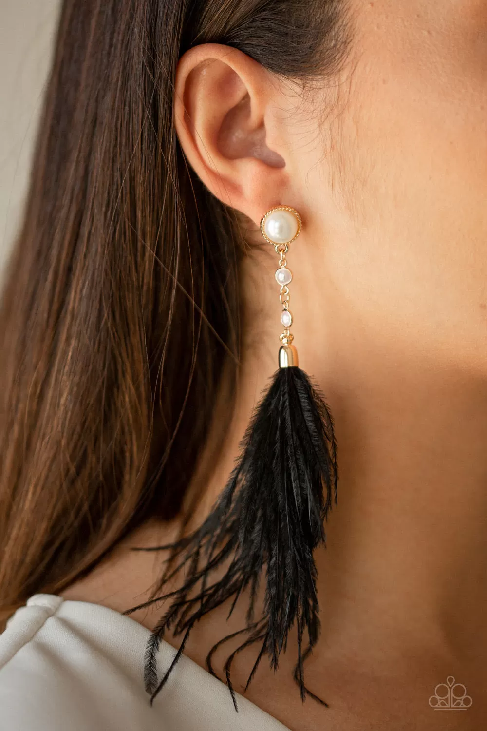 Vegas Vixen Black-Earrings