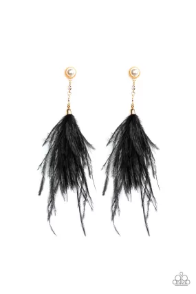 Vegas Vixen Black-Earrings