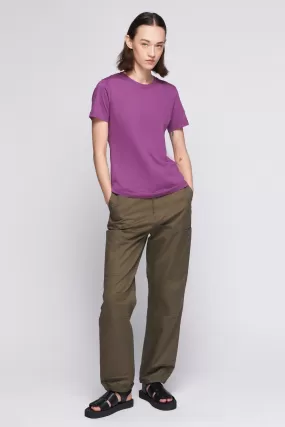 Women's Essential Crew in Violet