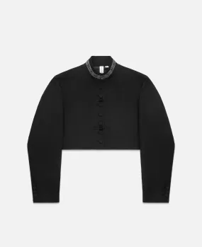 Women's Stand Collar Jacket (Black)