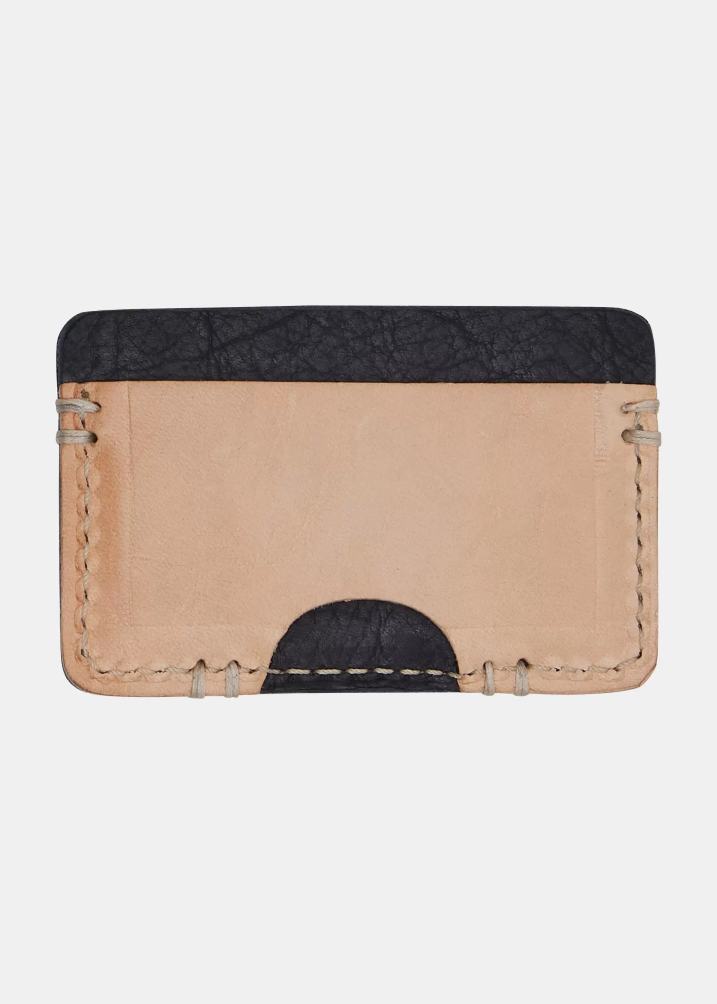 Yogi Leather Card Holder - Black