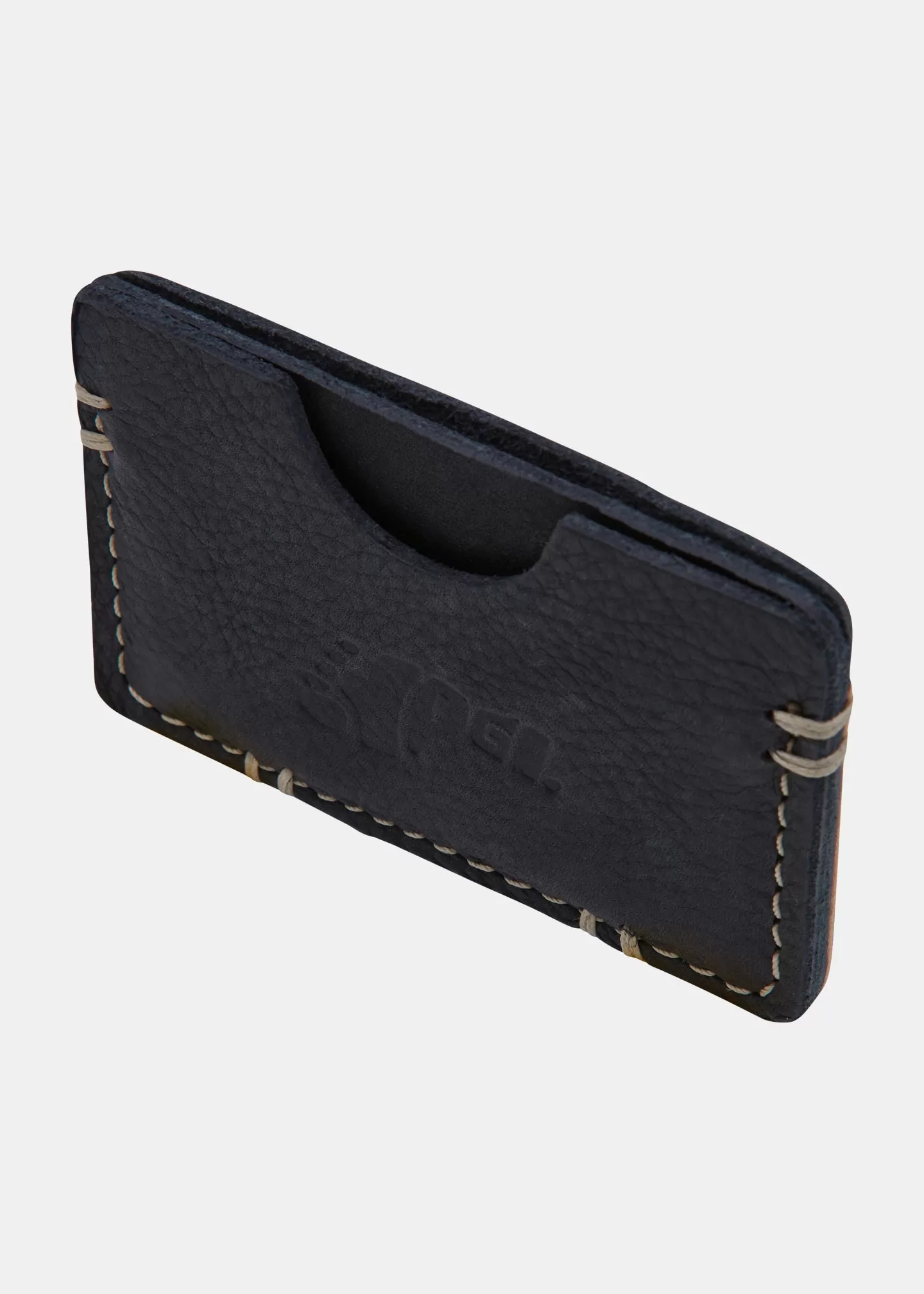 Yogi Leather Card Holder - Black