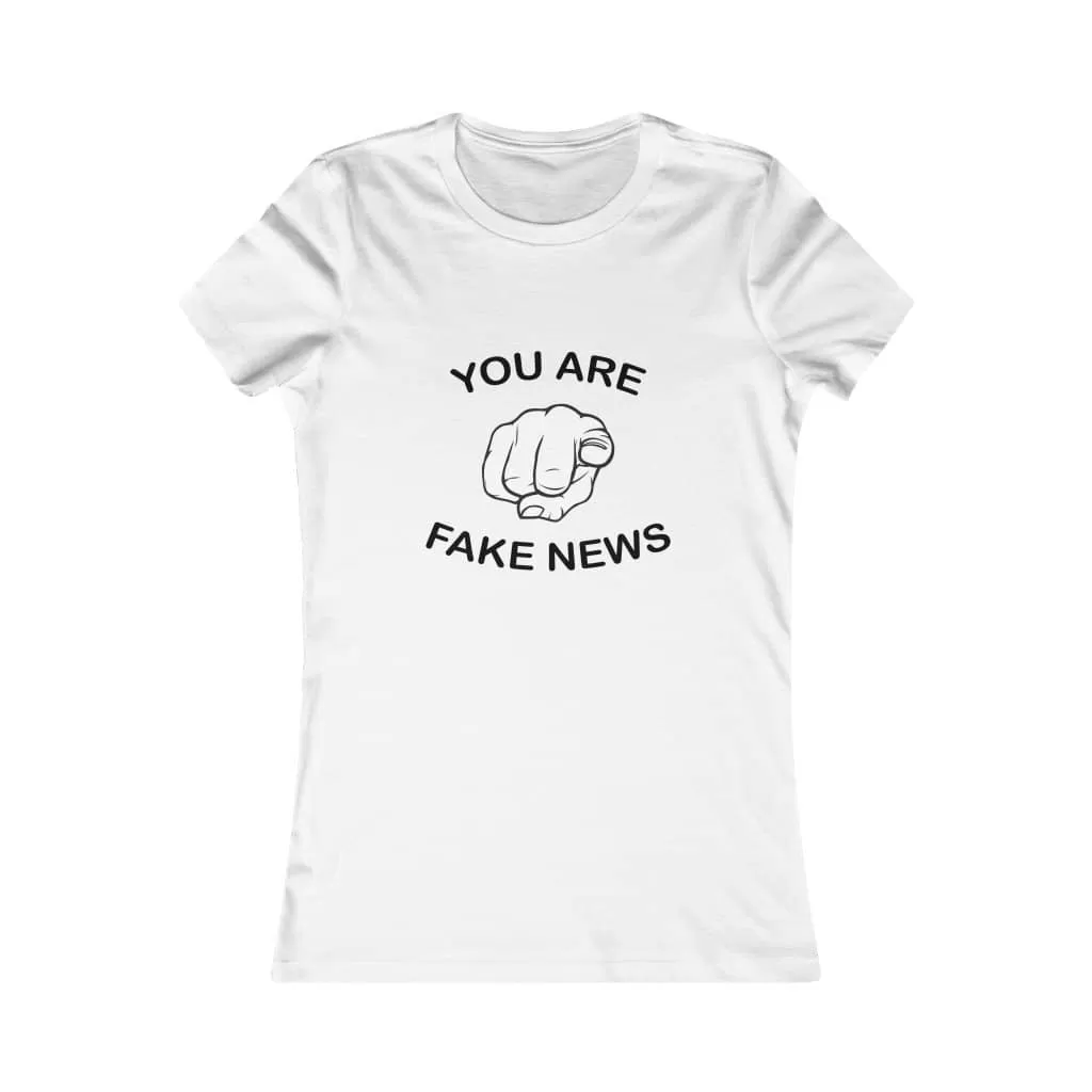 You Are Fake News! Softstyle Ladies' T-Shirt