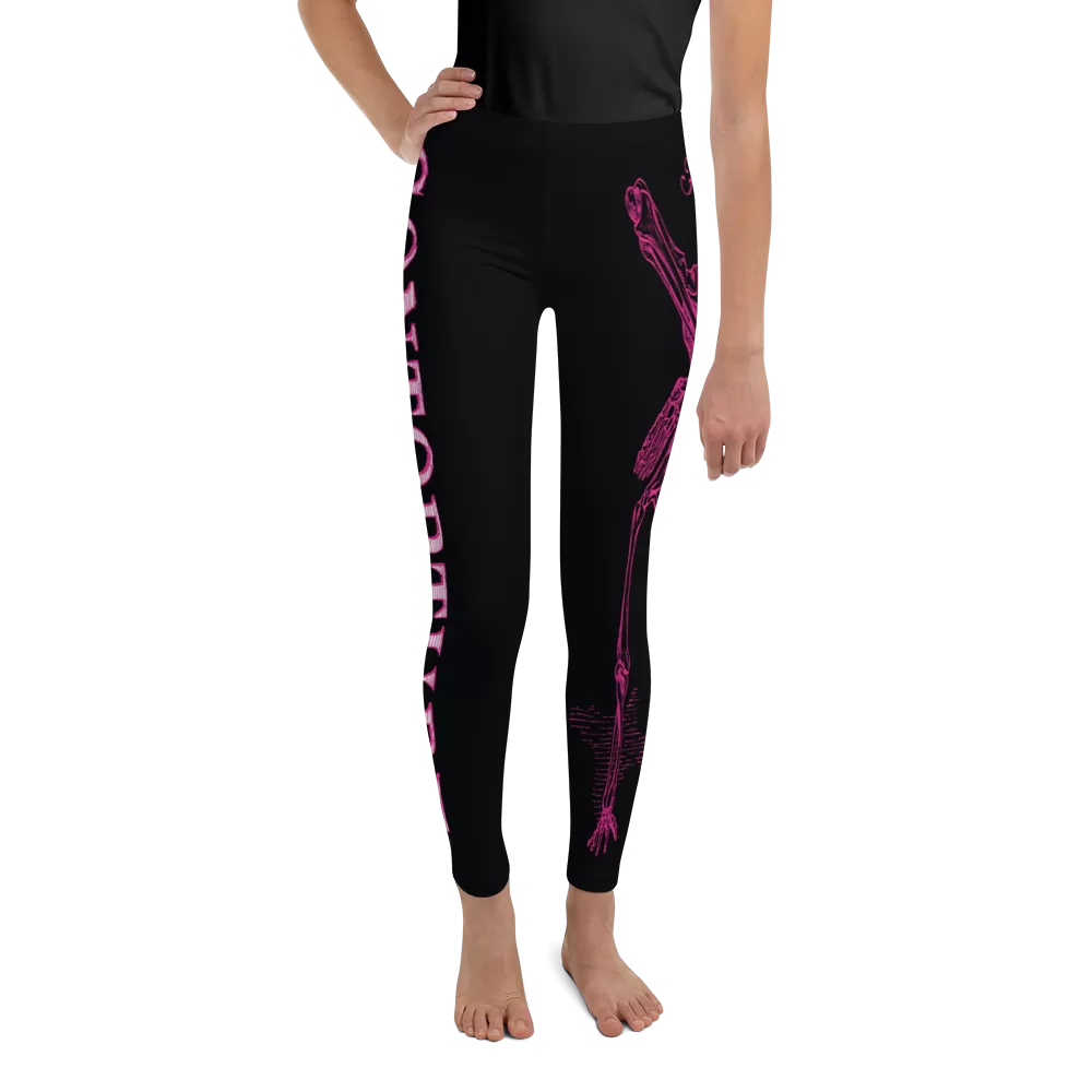 Youth CONTORTURE Leggings: Hot Pink