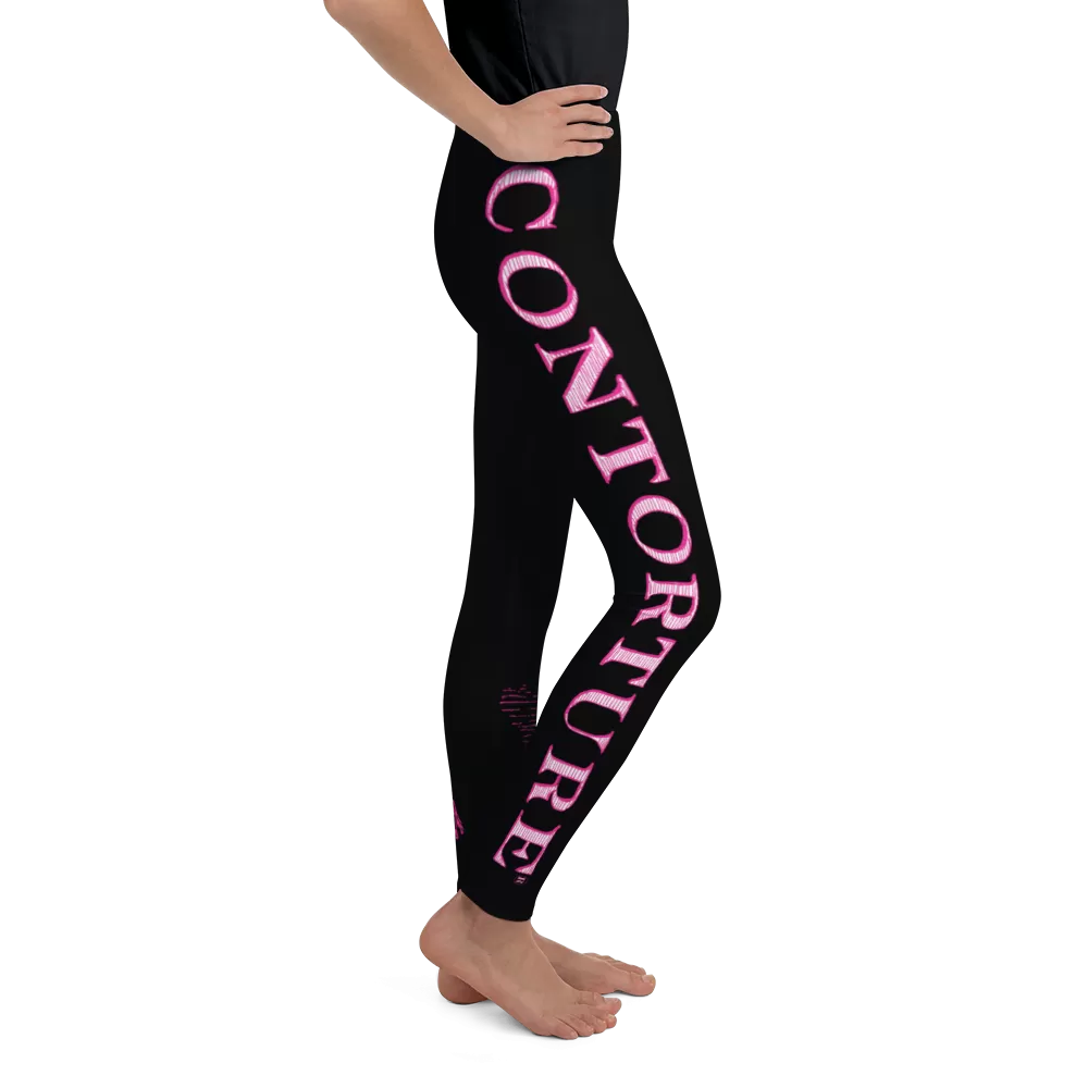 Youth CONTORTURE Leggings: Hot Pink